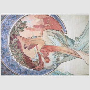 Alphonse Mucha Tissue Paper
