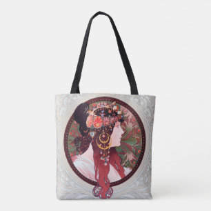 Alphonse Mucha Tote Bag