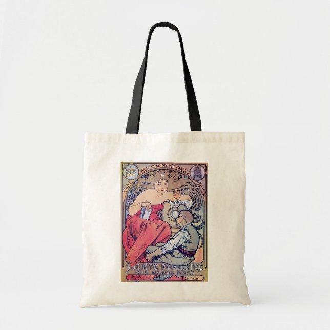 Alphonse Mucha Tote Bag (Front)