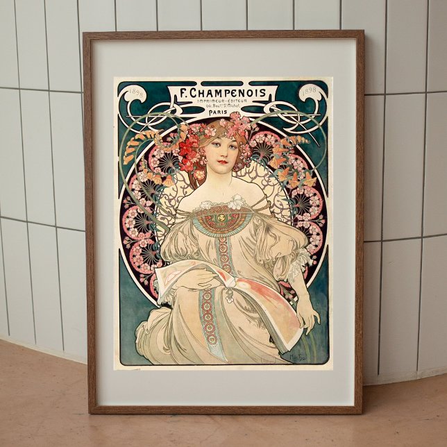 Alphonse Mucha vintage poster wall art  (Creator Uploaded)