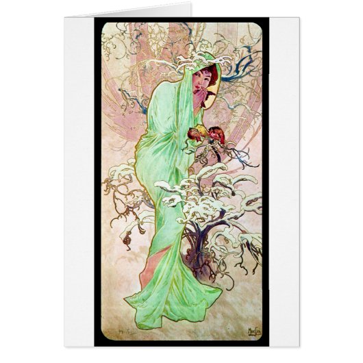 Alphonse Mucha Winter II (Front)