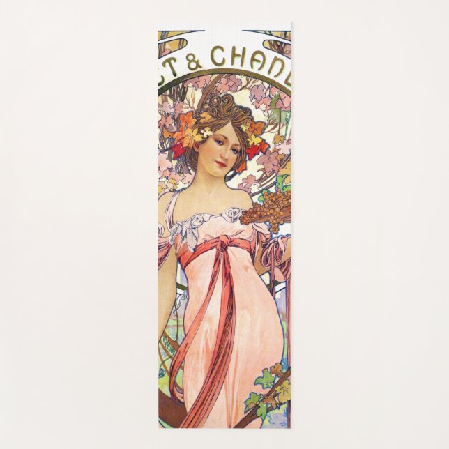 Alphonse Mucha Yoga Mat (Front)