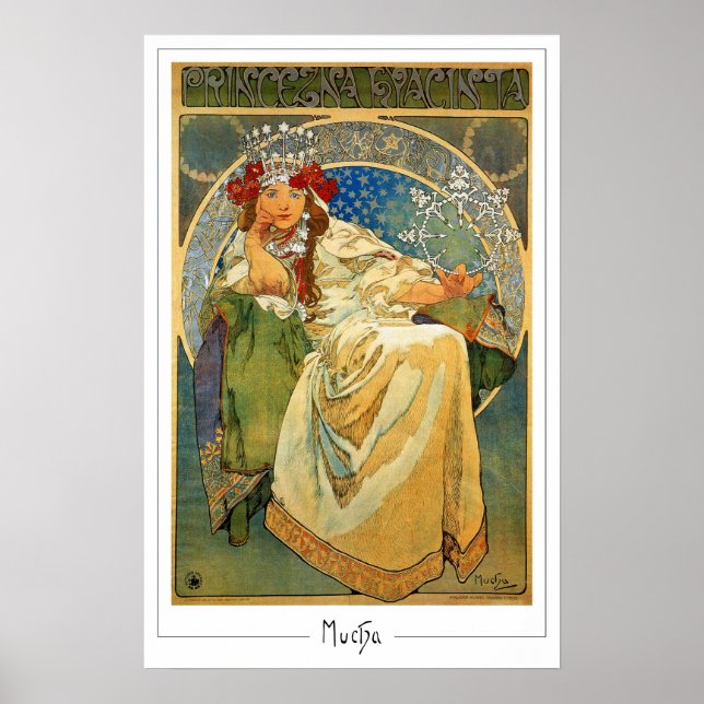 Alphonse Mucha Zedign Art Poster #147 (Front)