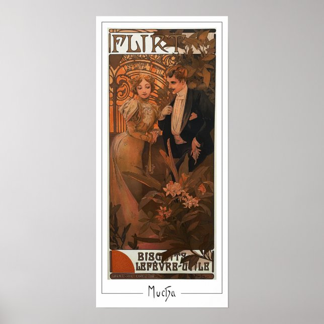 Alphonse Mucha Zedign Art Poster #183 (Front)