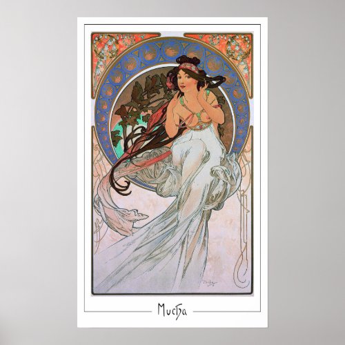 Alphonse Mucha Zedign Art Poster 189