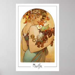 Alphonse Mucha Zedign Art Poster #220