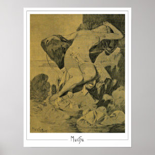 Alphonse Mucha Zedign Art Poster #242