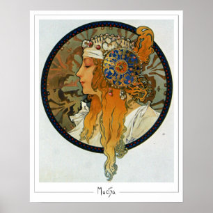 Alphonse Mucha Zedign Art Poster #281