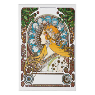 Alphonse Mucha - Zodiac Faux Canvas Print