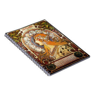 Alphonse Mucha Zodiac Notebook