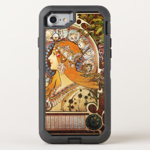 Alphonse Mucha Zodiac OtterBox Defender iPhone SE/8/7 Case