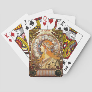 Alphonse Mucha Zodiac Poker Cards