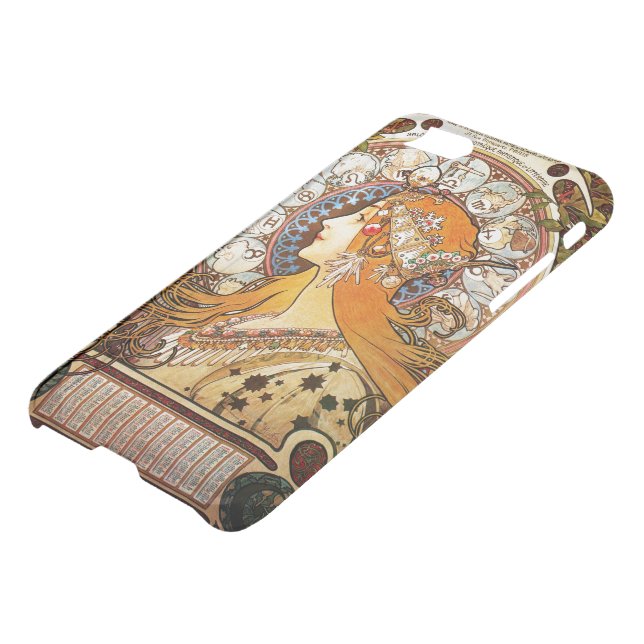 Alphonse Mucha Zodiac Uncommon iPhone Case (Bottom)