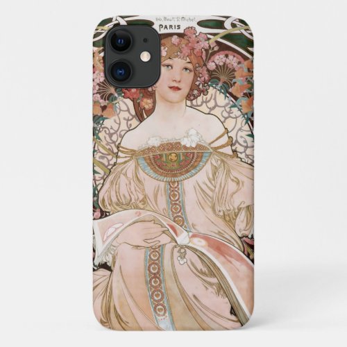 Alphonse Muchas F Champenois Imprimeur_Editeur iPhone 11 Case