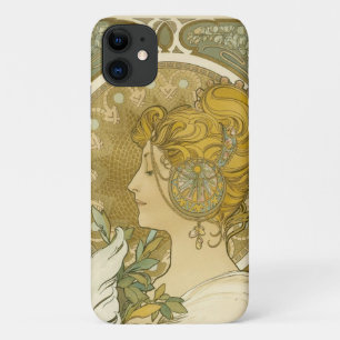 Alphonse Mucha's La Plume iPhone 11 Case