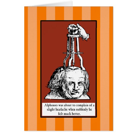 Alphonso's Headache Cards (Front)