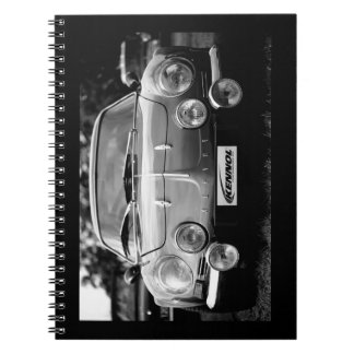 Alpine A110 in black and white Notebook