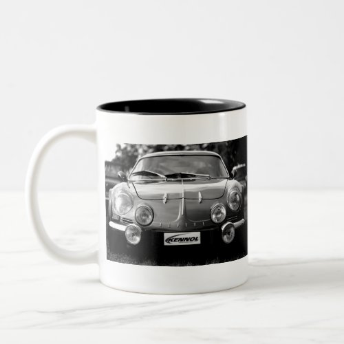 Alpine A110 in black and white Two_Tone Coffee Mug