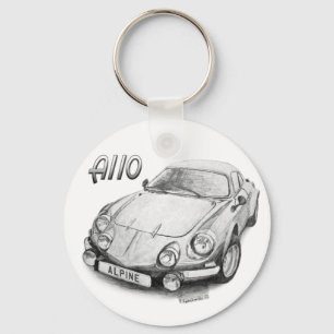 Alpine A110 Keychain