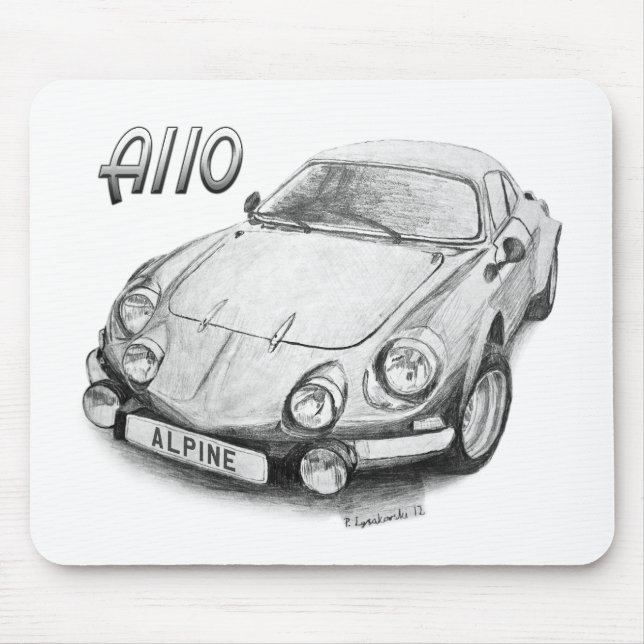 Alpine A110 Mouse Pad (Front)