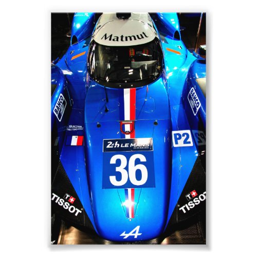 Alpine A470_Gibson 24 Hours of Le Mans 2018 Photo Print