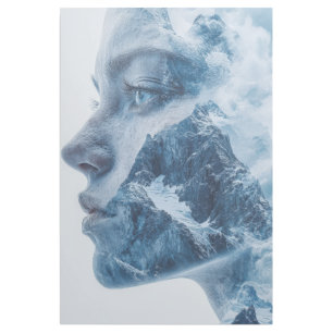 Alpine Aura Double Exposure Gallery Wrap