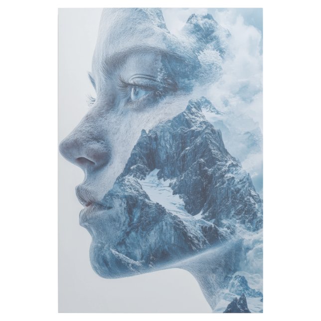 Alpine Aura Double Exposure Gallery Wrap (Front)