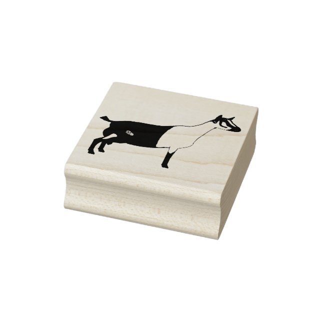 Alpine Dairy Goat Rubber Stamp (Stamp)