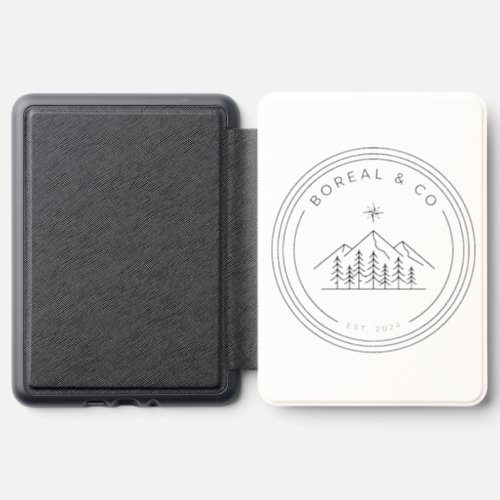 Alpine Edition Badge Mountains Pines Compass Kindle Cover