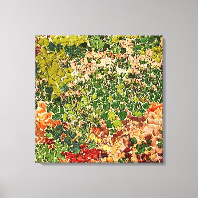 Alpine Flowers Canvas Print (Front)