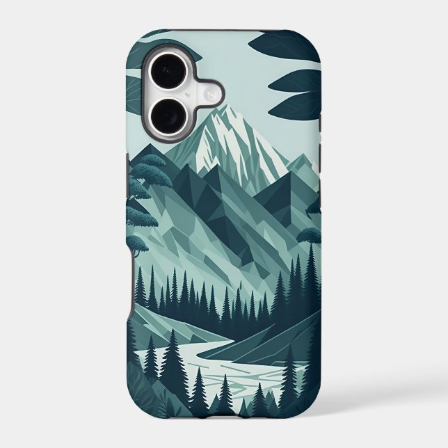 Alpine Forest Vista Case-Mate iPhone Case (Back)