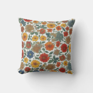 Alpine Fusion: A Bavarian pattern Throw Pillow