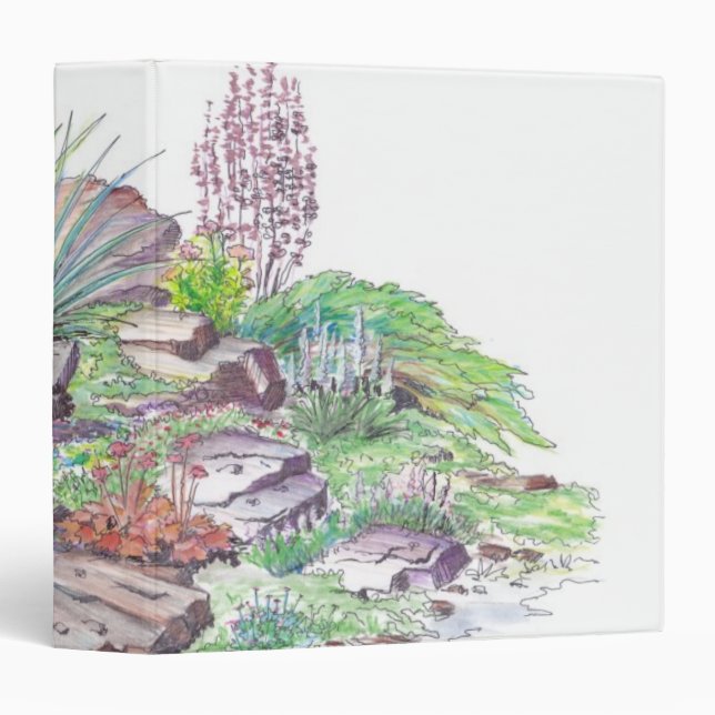 Alpine Garden Landscaping Binder (Front/Spine)