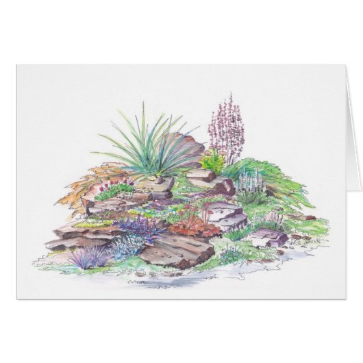 Alpine Garden Landscaping Cards (Front Horizontal)