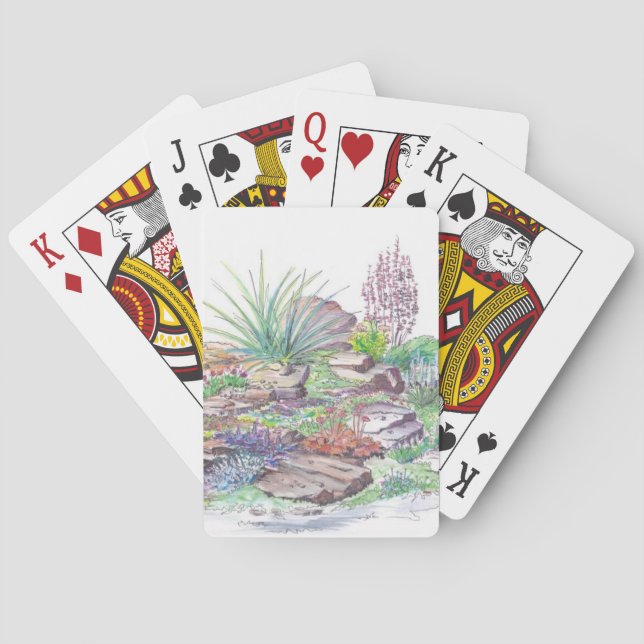 Alpine Garden Landscaping Poker Cards (Back)