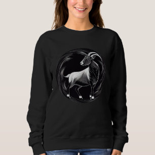 Alpine Goat Animal  Wildlife Alpine Goats Sweatshirt