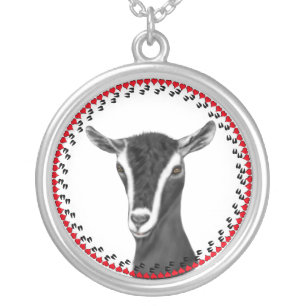 Alpine Goat Hooves and Hearts Necklace