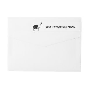 Alpine Goat Your Farm Name Wrap Around Wrap Around Label