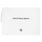 Alpine Lake and Clouds Cards (Back Horizontal)