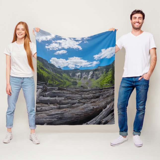 Alpine Lake Fleece Blanket (In Situ)