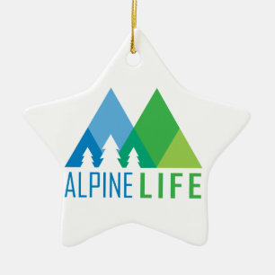 Alpine Life Ceramic Ornament
