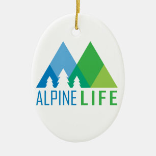 Alpine Life Ceramic Ornament