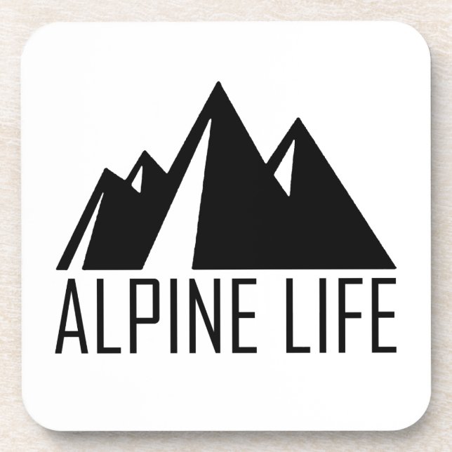 Alpine Life Drink Coaster (Front)