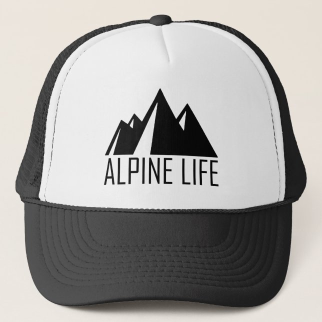 Alpine Life Trucker Hat (Front)