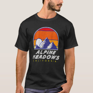 Alpine Meadows, California - USA Ski Resort BACK P T-Shirt