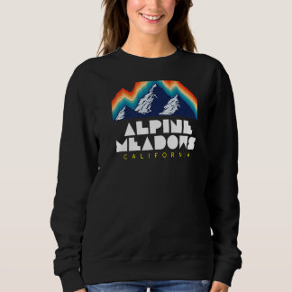 Alpine Meadows, California - USA Ski Resort - BACK Sweatshirt