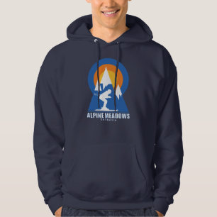 Alpine Meadows Ski Sunset T-Shirt Hoodie