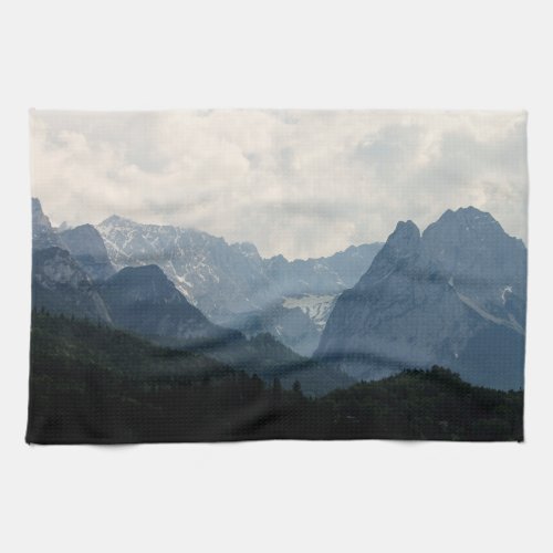 Alpine Mountains Country Nature Photo  Kitchen Towel