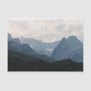 Alpine Mountains Country Nature Photo Tissue Paper