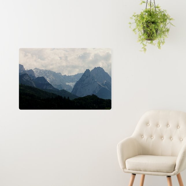 Alpine Mountains Nature Photo Country Foam Board (In Situ (Wall))